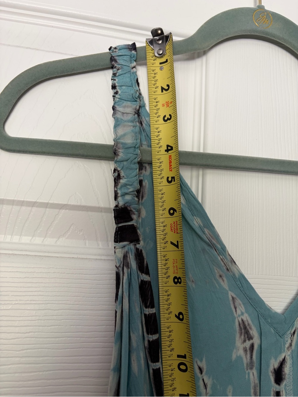 Women’s V-Neck Maxi Dress Tie-Dyed - Picture 11 of 13